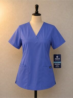 Adar Women’s Scrub Top in Royal Blue